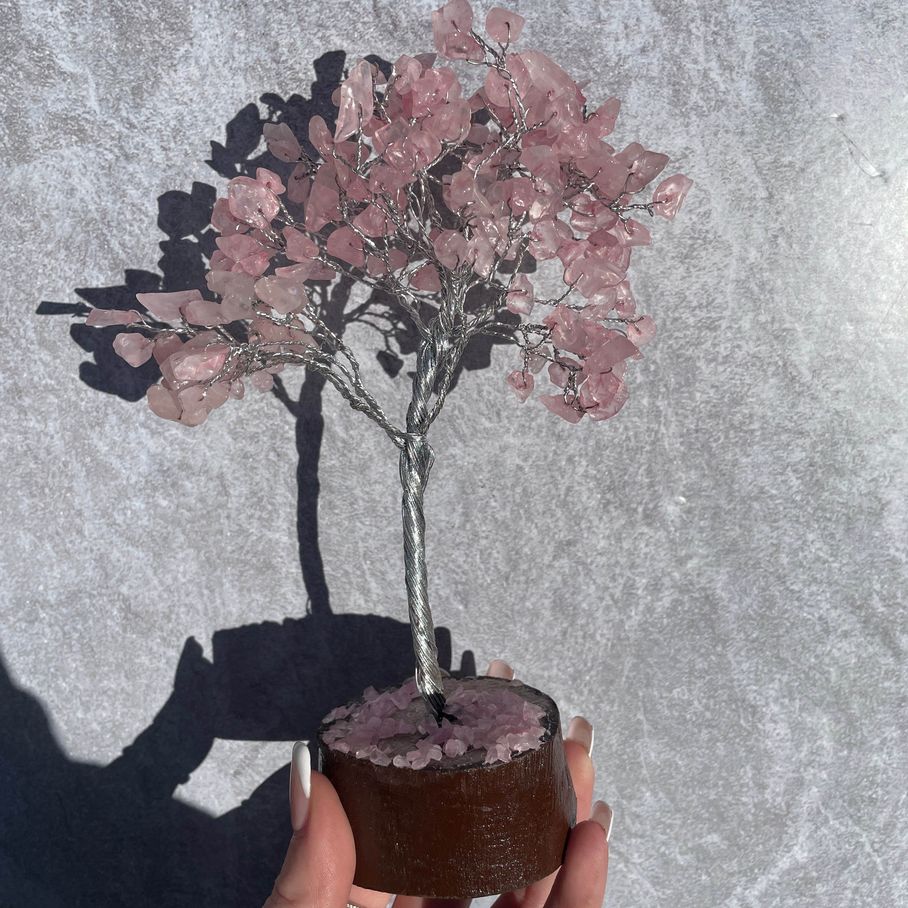Rose Quartz Tree - Medium 012 Rose Quartz Tree - Medium 012